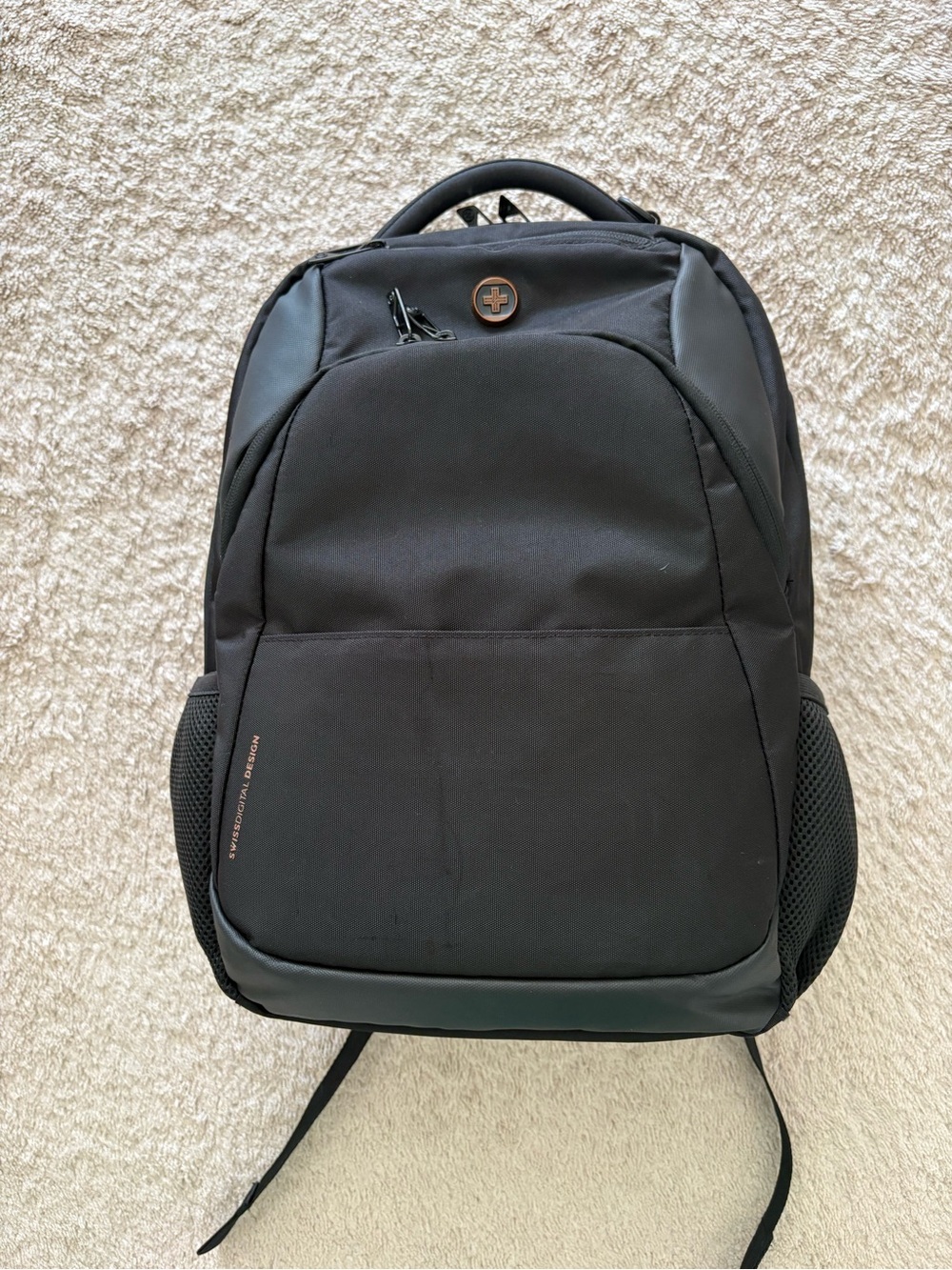 SwissGear Black Everyday Laptop Backpack with Organizational Pockets